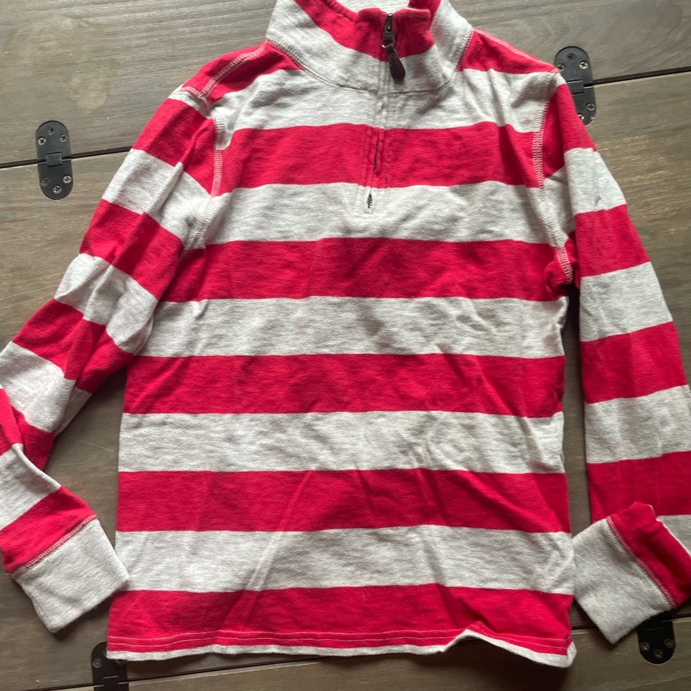 Crewcuts thin long sleeve stripped top size 12